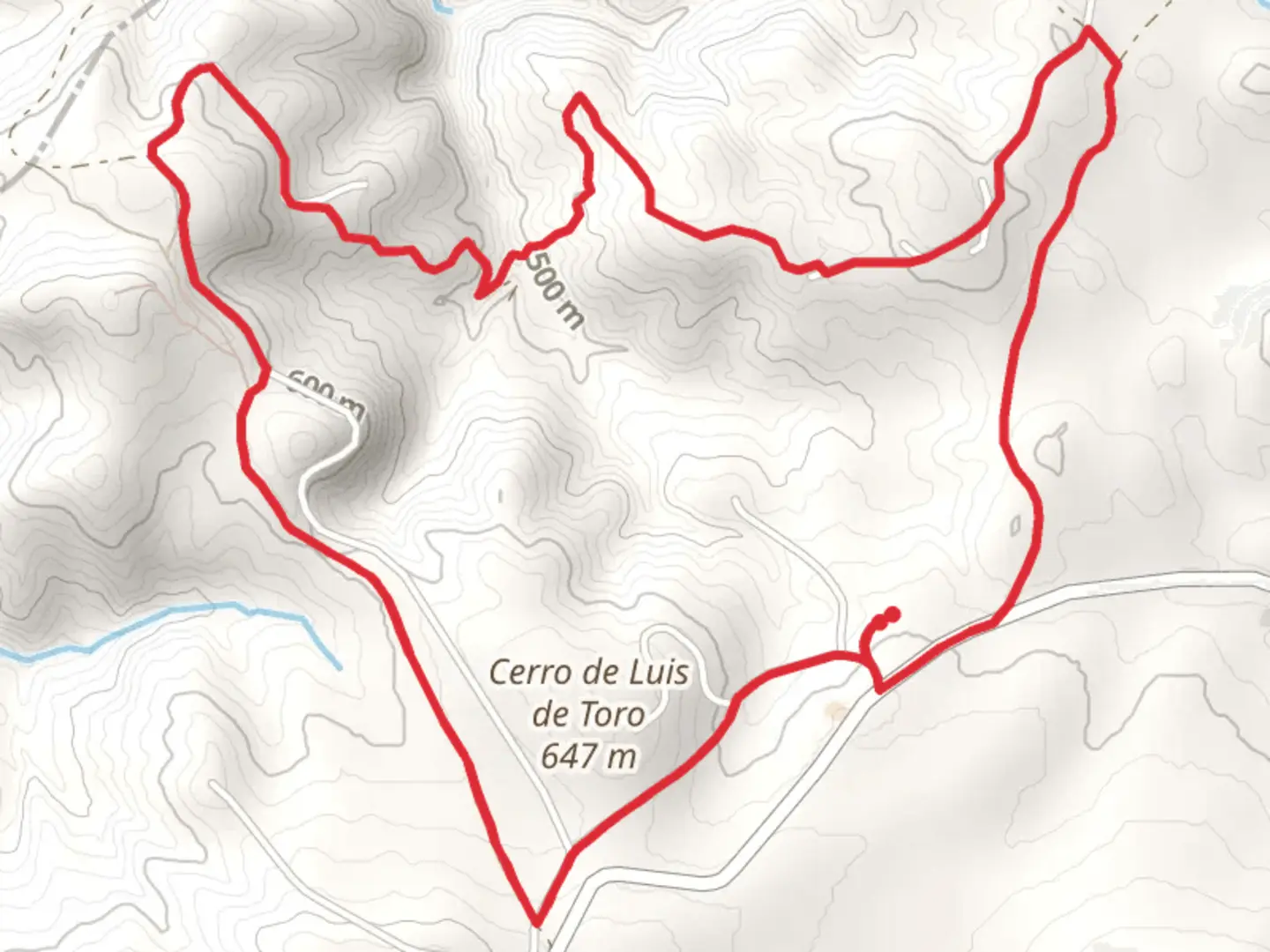 An image depicting the trail Route of the Wind - Los Barrancos PR A 378 and its surrounding area.