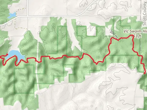 Knobstone Trail via Leota Road