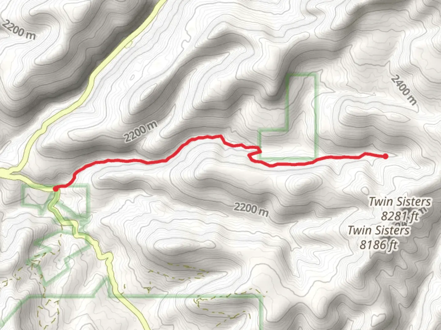 An image depicting the trail Little Cherry and its surrounding area.