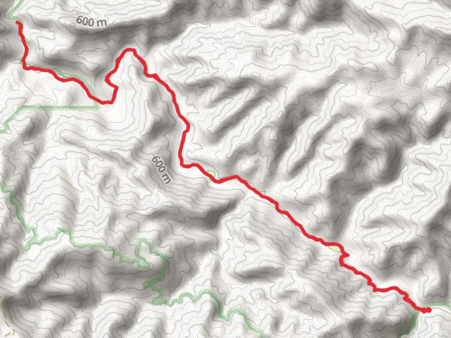 An image depicting the trail Manzana Creek Out and Back and its surrounding area.