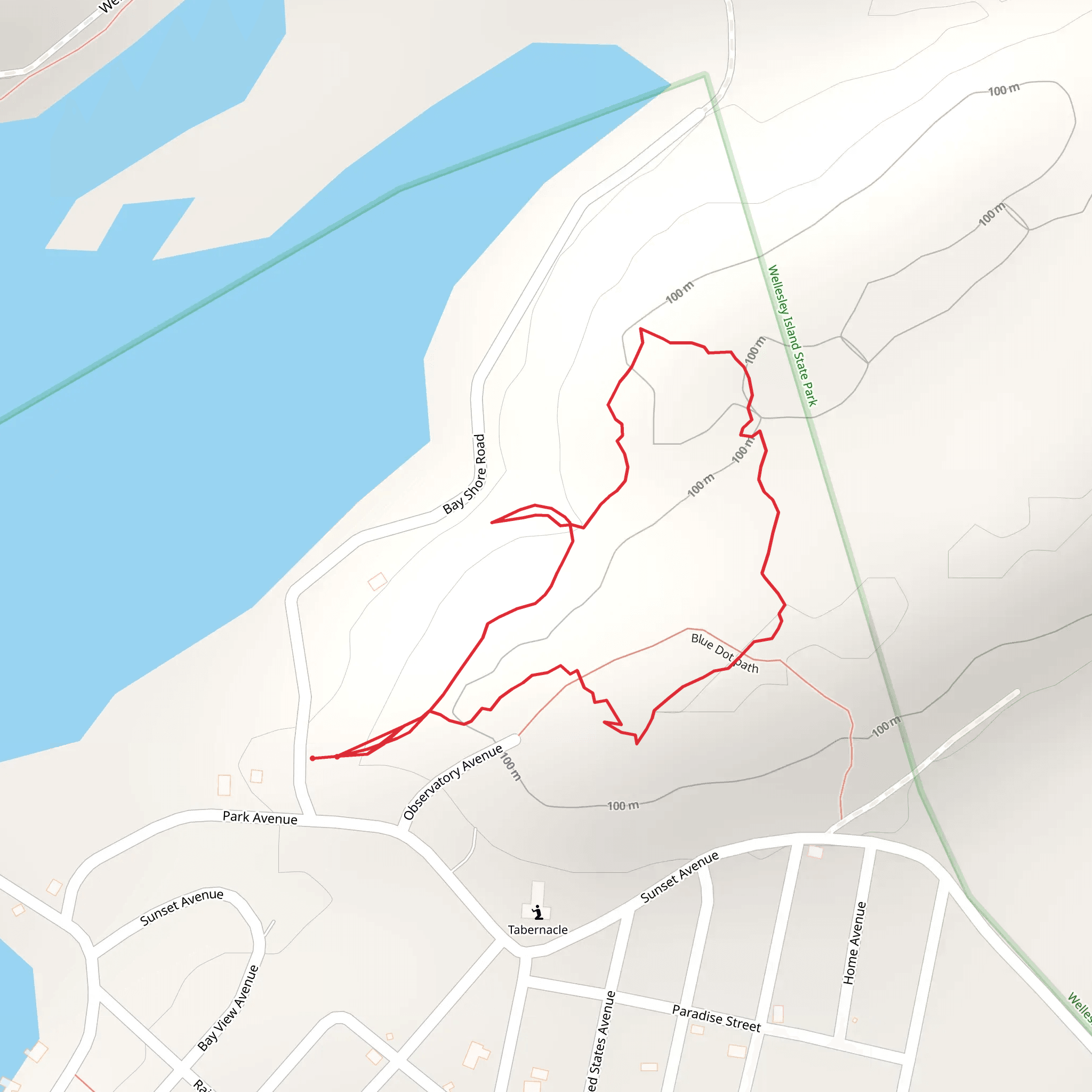 South Bay Loop from Bay Shore Road mobile static map