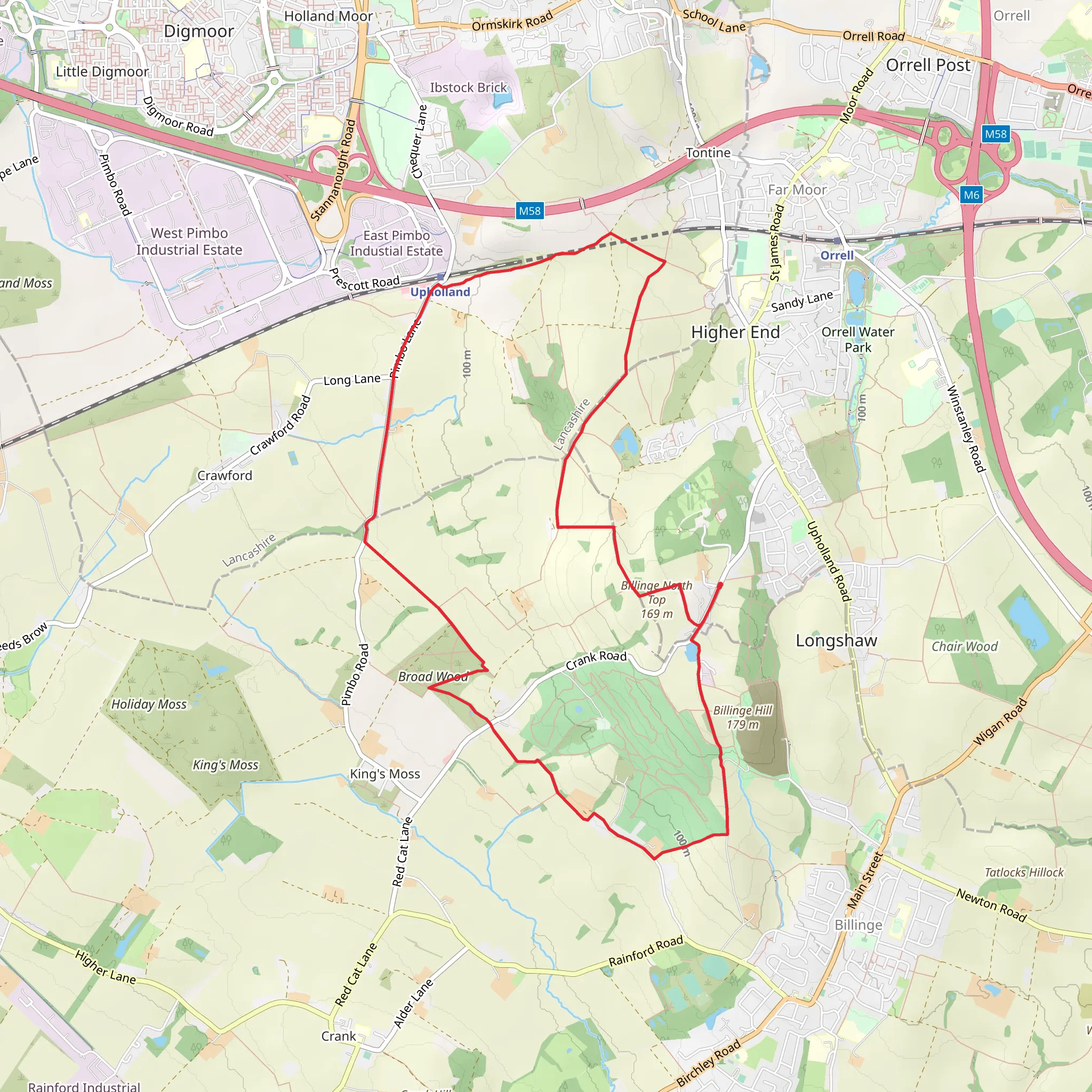 Brownlow Loop mobile static map