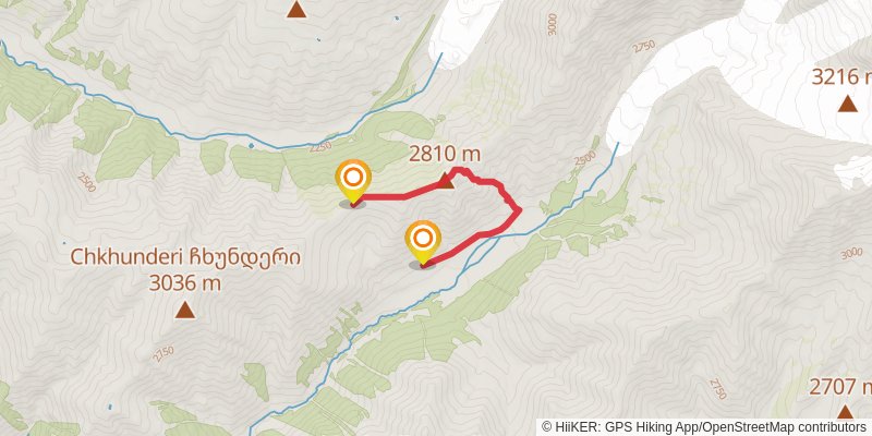 Mestia to Ushguli alt 3 Map