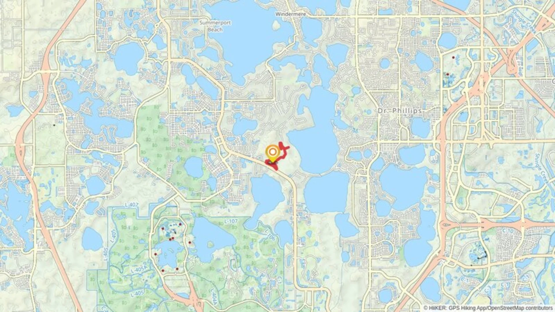 An image depicting the trail Lake Tibest West Shore Loop and its surrounding area.