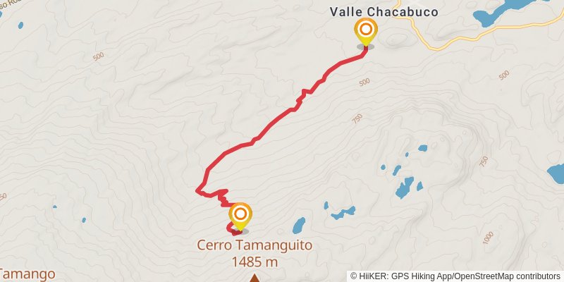 Laguna Atlas Trail stage 2 Map