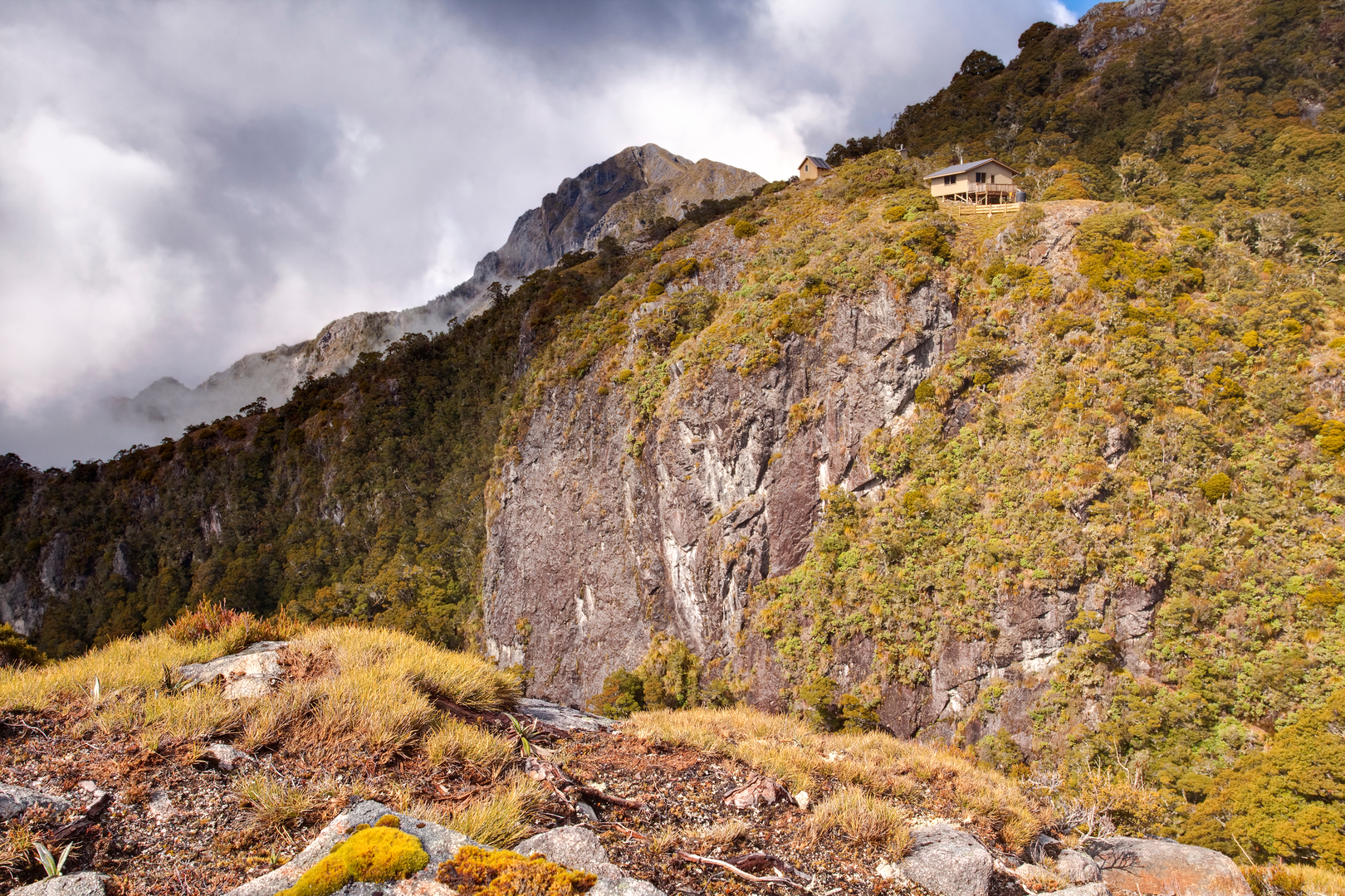 An image depicting the trail Lyell to Ghost Lake Hut - Old Ghost Road and its surrounding area.
