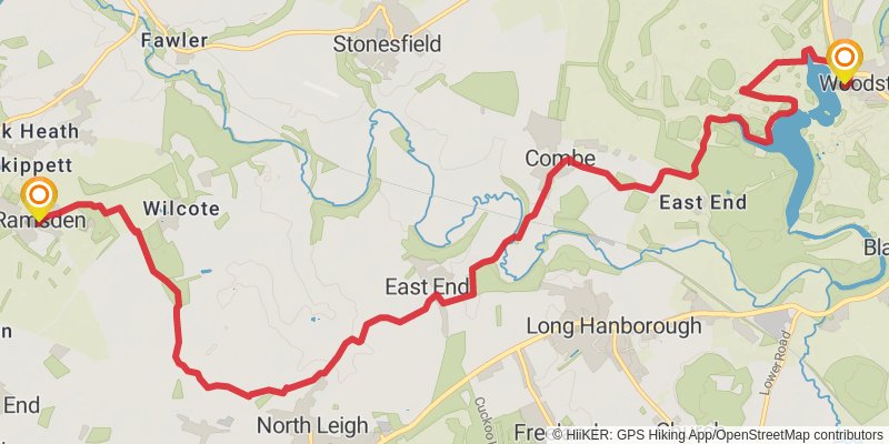 Wychwood Way stage 3 Map