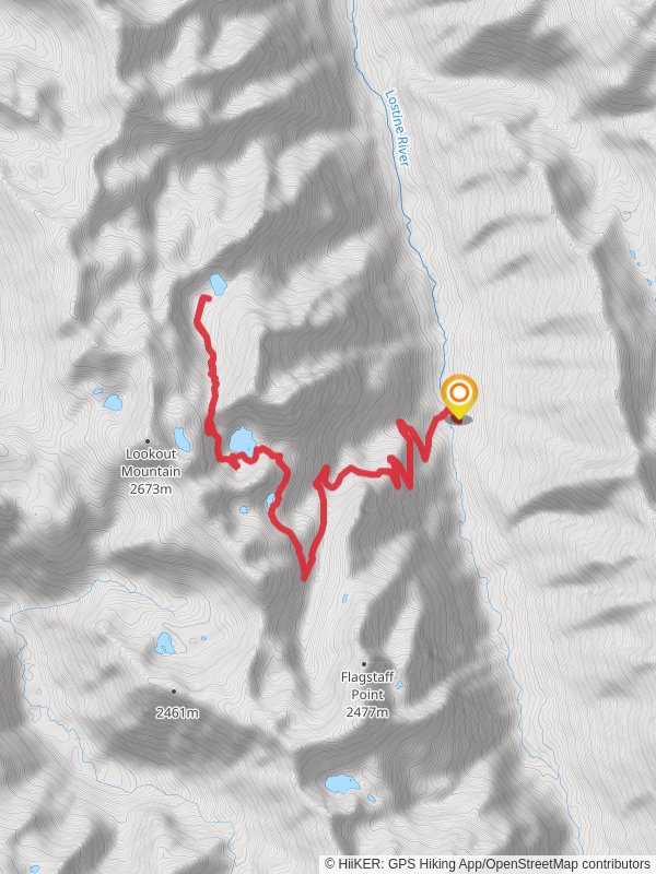 Chimney Lake and Wood Lake via Bowman Trail