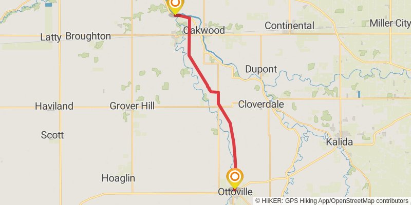 Buckeye Trail stage 23 Map
