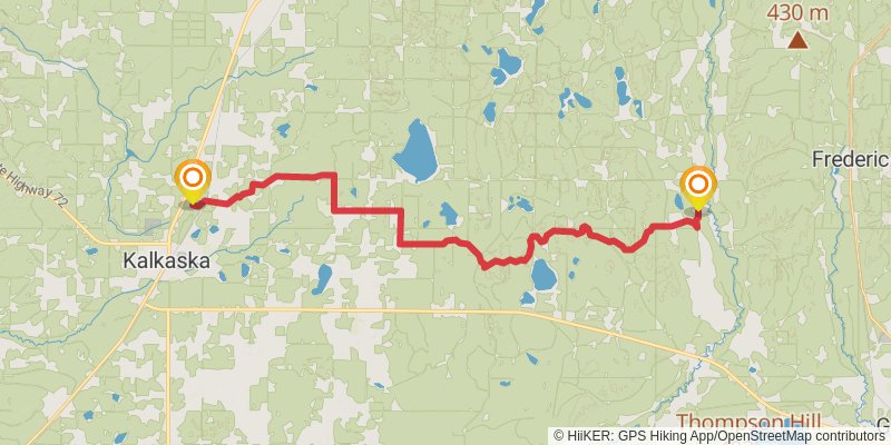 Shore To Shore Trail stage 7 Map