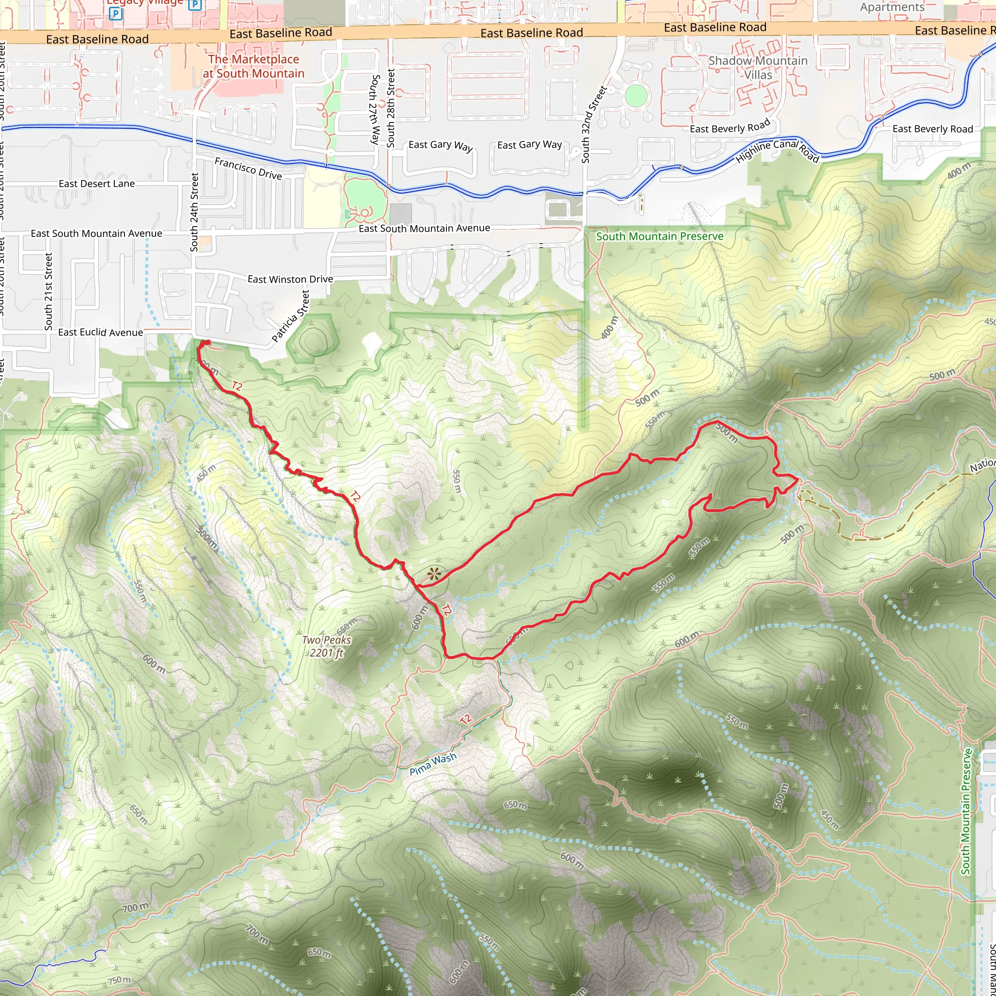 Mormon Loop Trail mobile static map