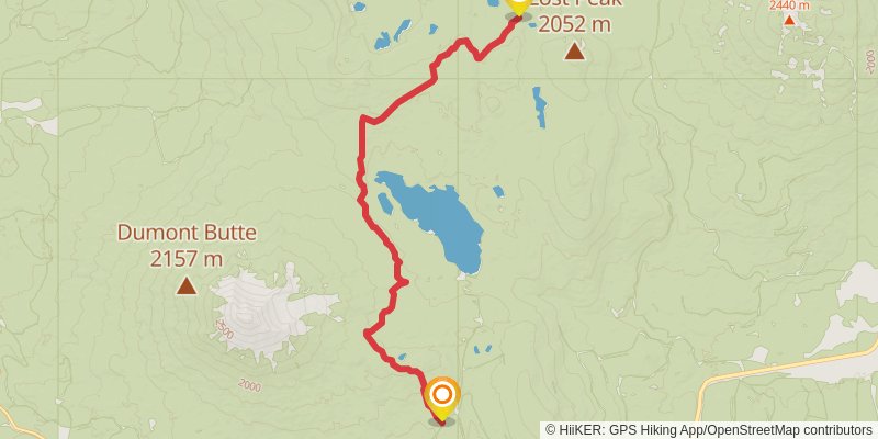 Pacific Crest Trail - Mount Hood To Mount Mcgloughlin stage 30 Map