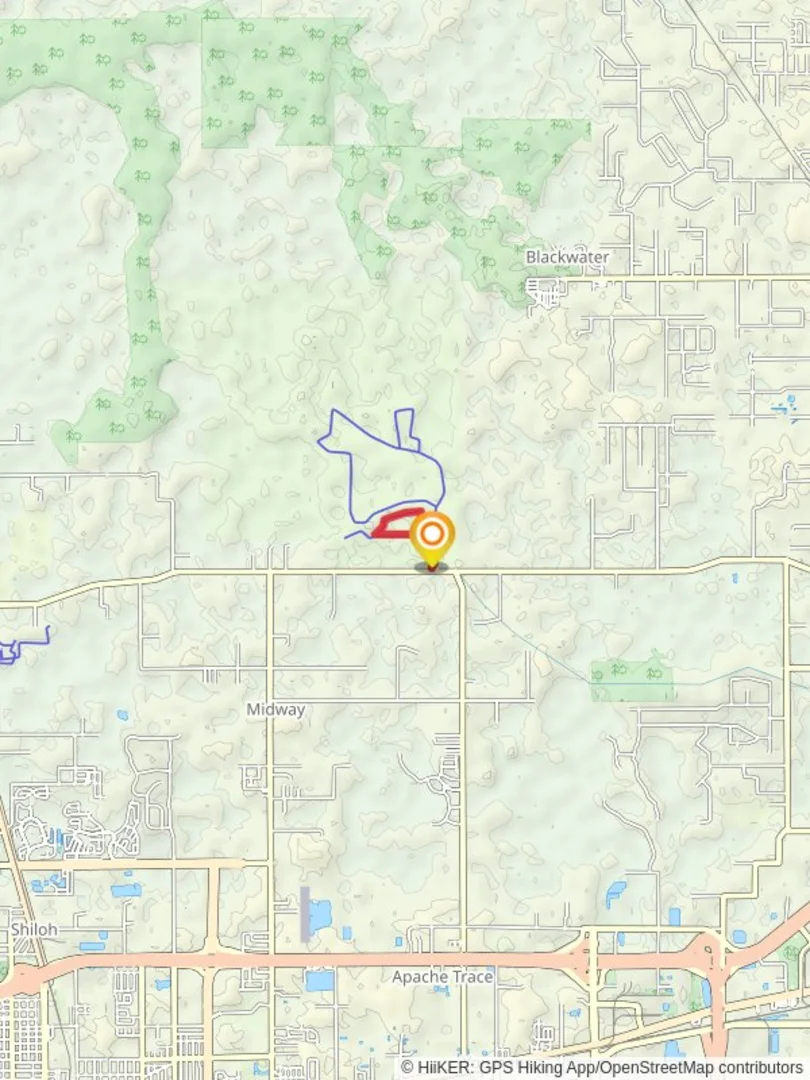 An image depicting the trail Southeast Loop and its surrounding area.