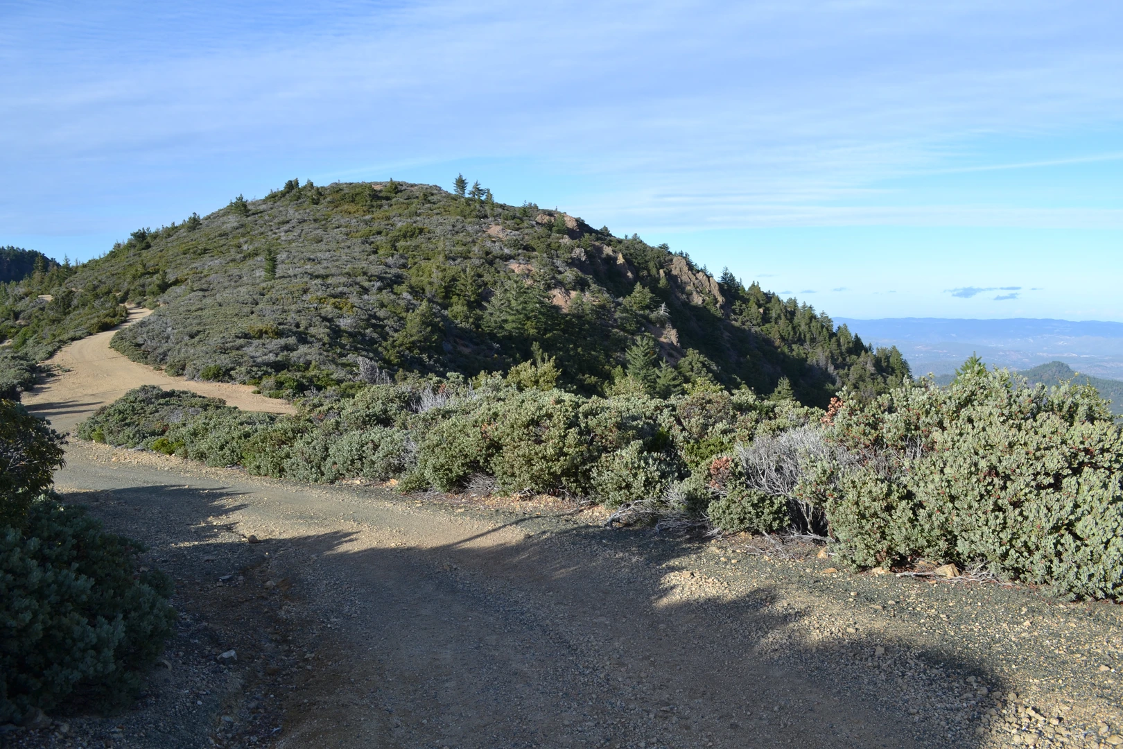 An image depicting the trail Mount Saint Helena and Stevenson Memorial Trail and its surrounding area.