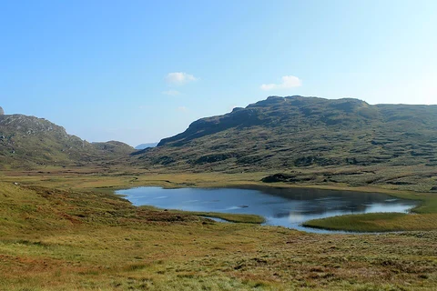 An image depicting the trail Beinn Chabhair Loop from Inverarnan and its surrounding area.