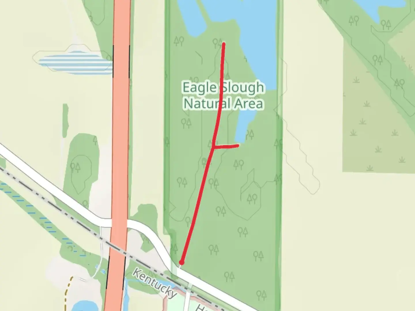 An image depicting the trail Shawnee Drive and its surrounding area.