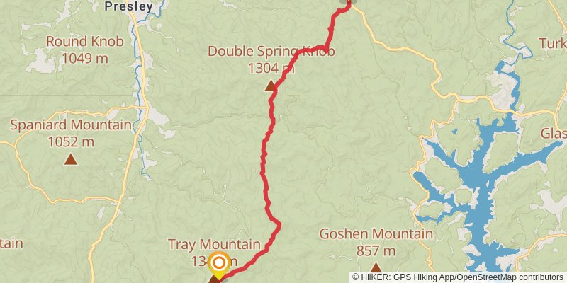 Appalachian Trail stage 8 Map