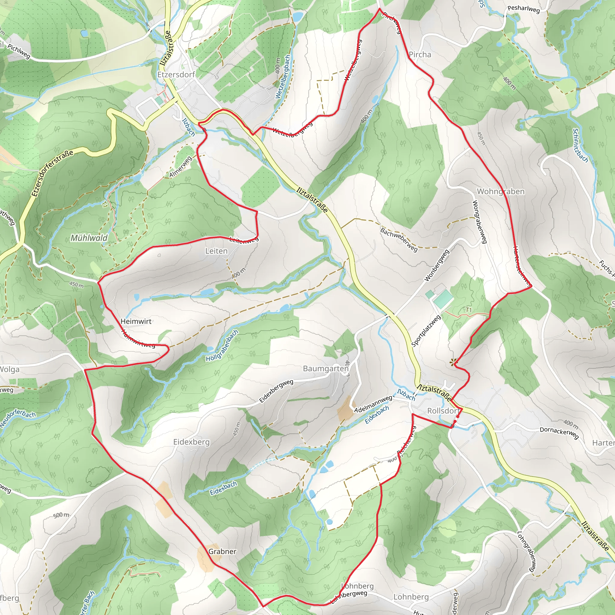 Etzersdorf – Rollsdorf mobile static map