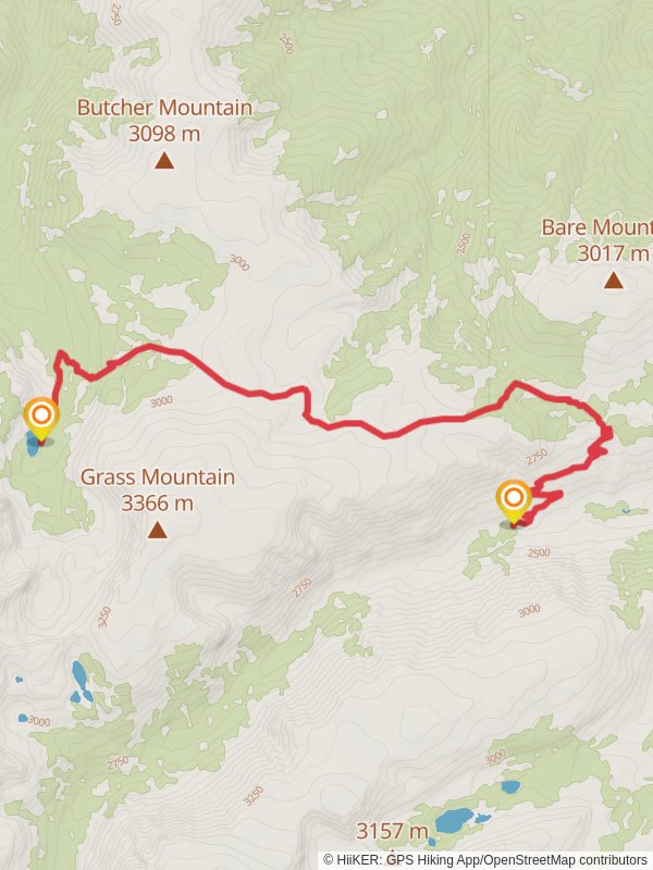 Crow Lake via Camp Senia Trail