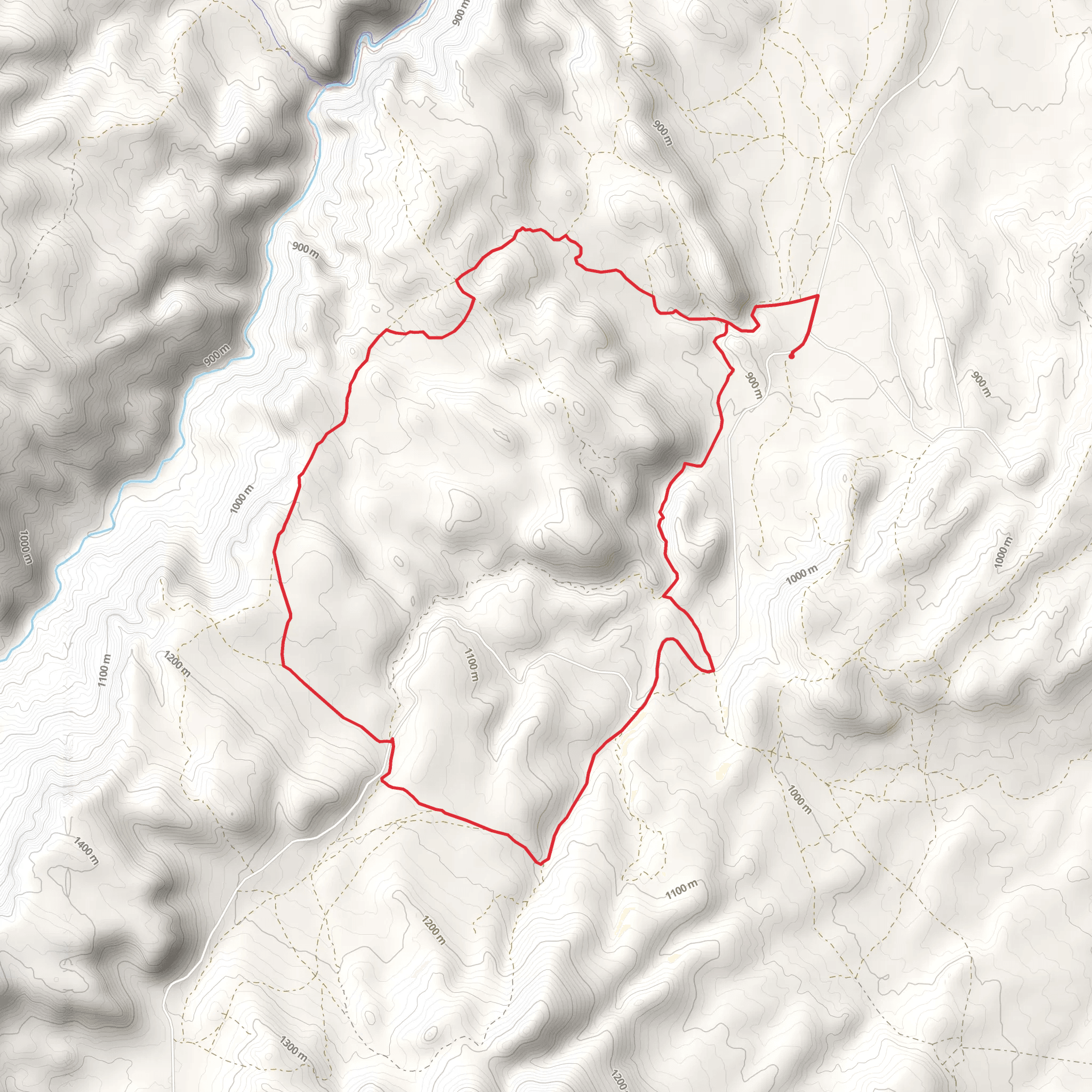 Upper Reynolds Creek Road Loop mobile static map