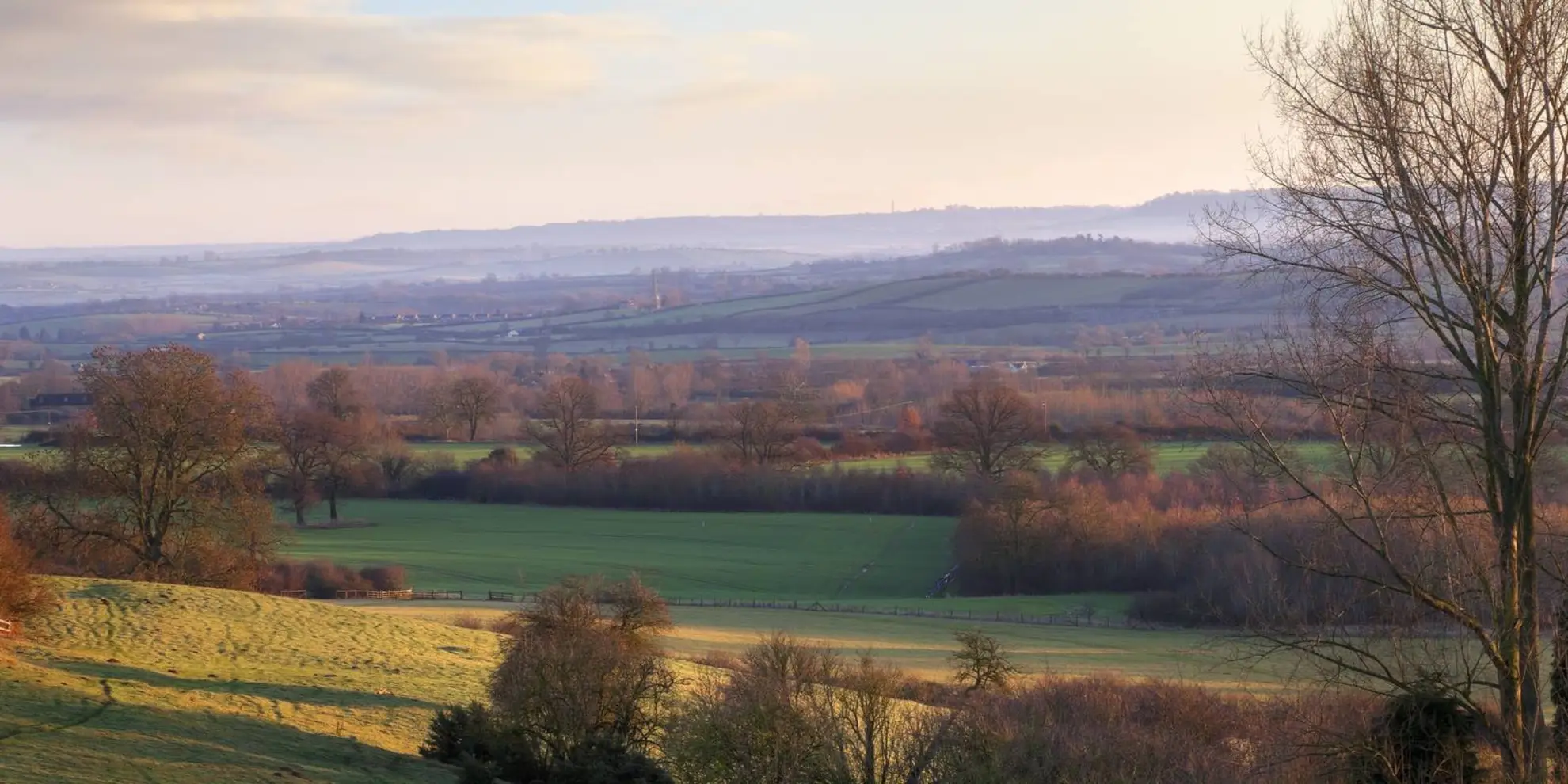 An image depicting the trail Foxcote Circular from Ebrington and its surrounding area.