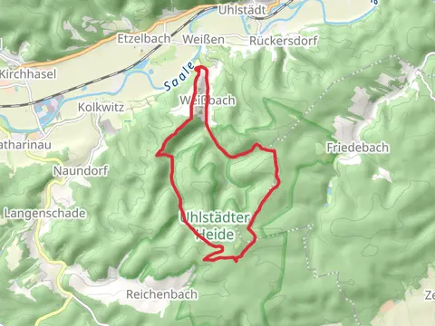 Pfaffensteig and Gelbes Dreieck Uhlstaedter Heide