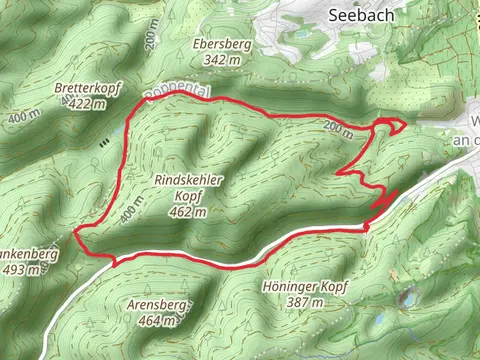 Barfusspfad Loop viaPfaelzerwald Gelber Balken