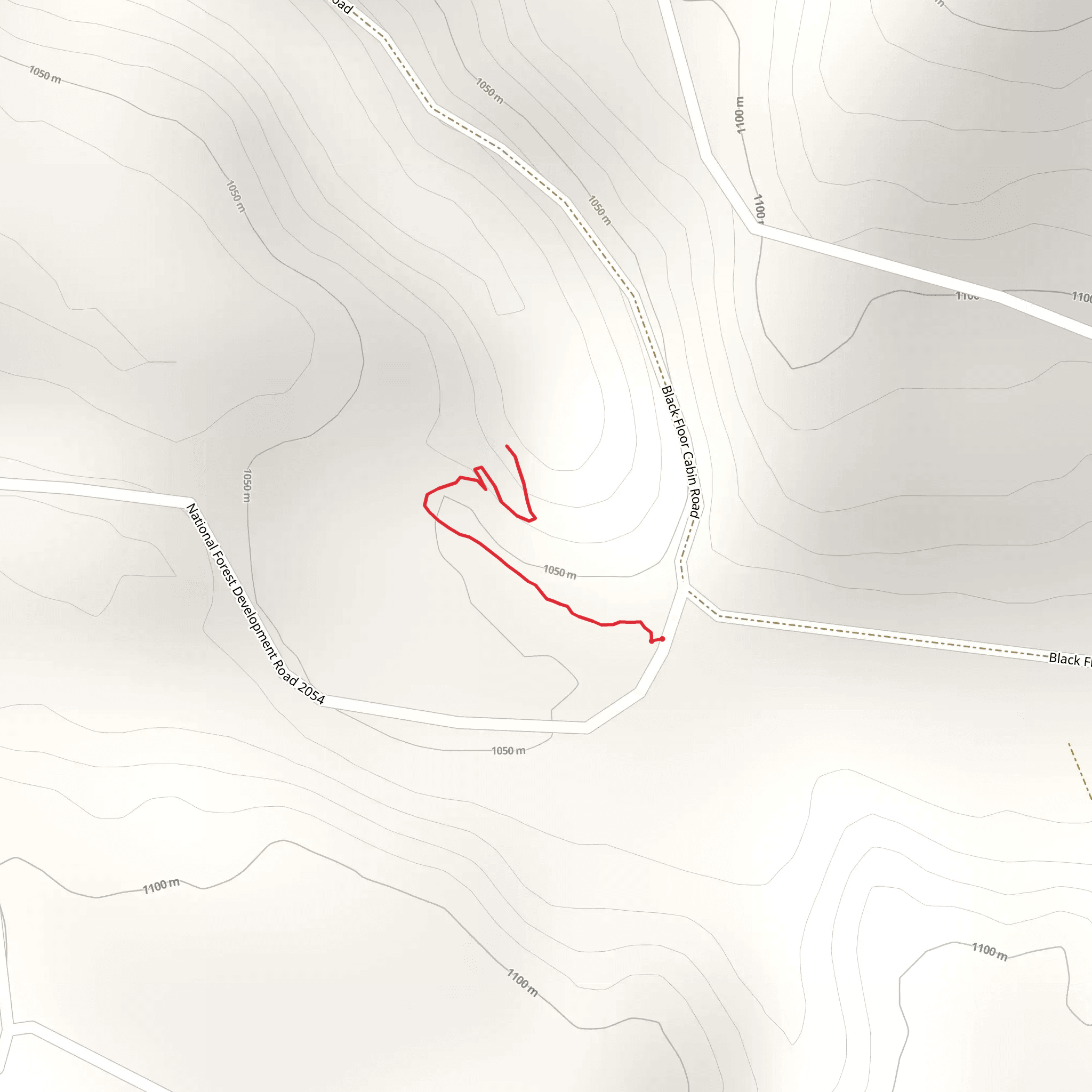 Nine Mile Falls Trail mobile static map