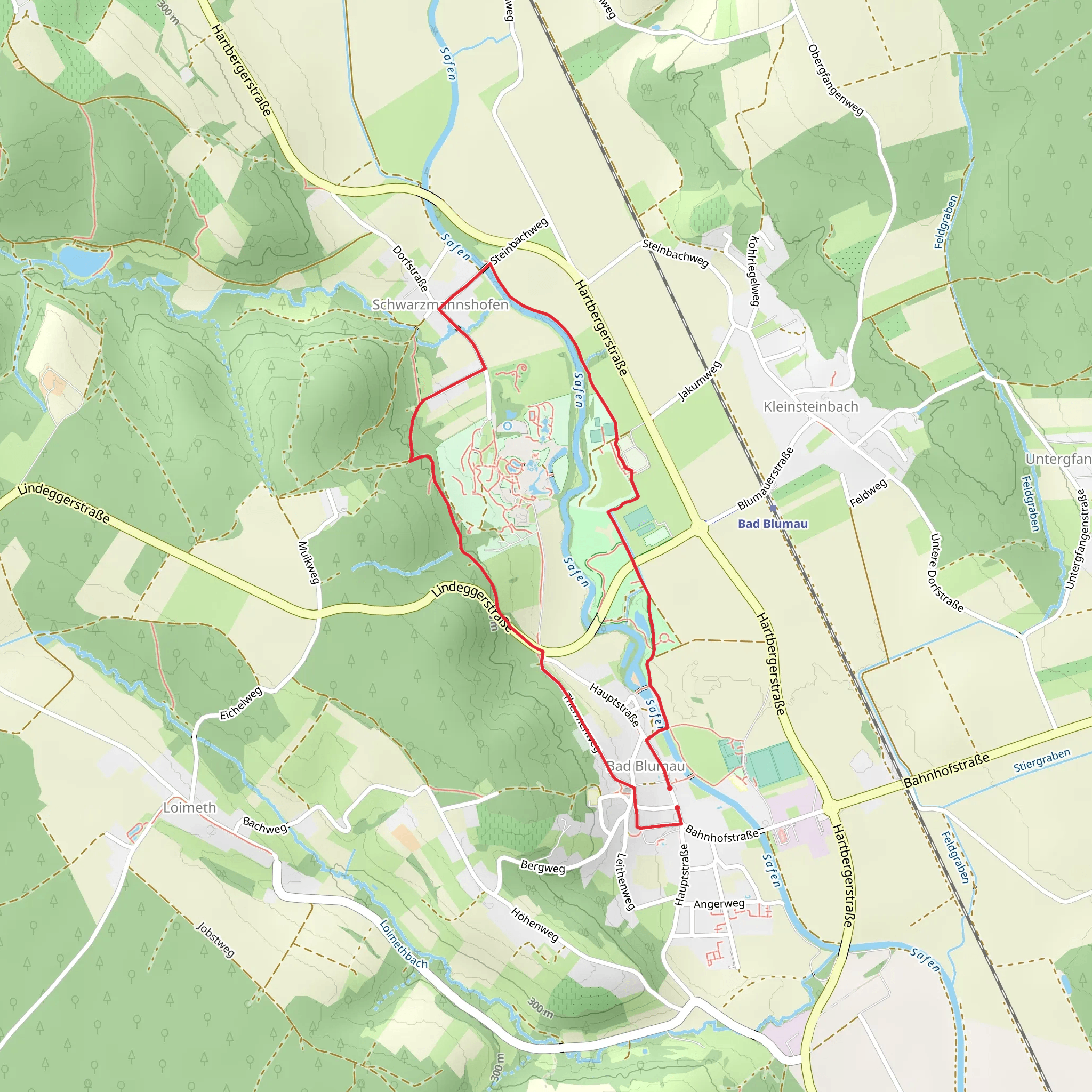 Thermenrundweg Bad Blumau mobile static map