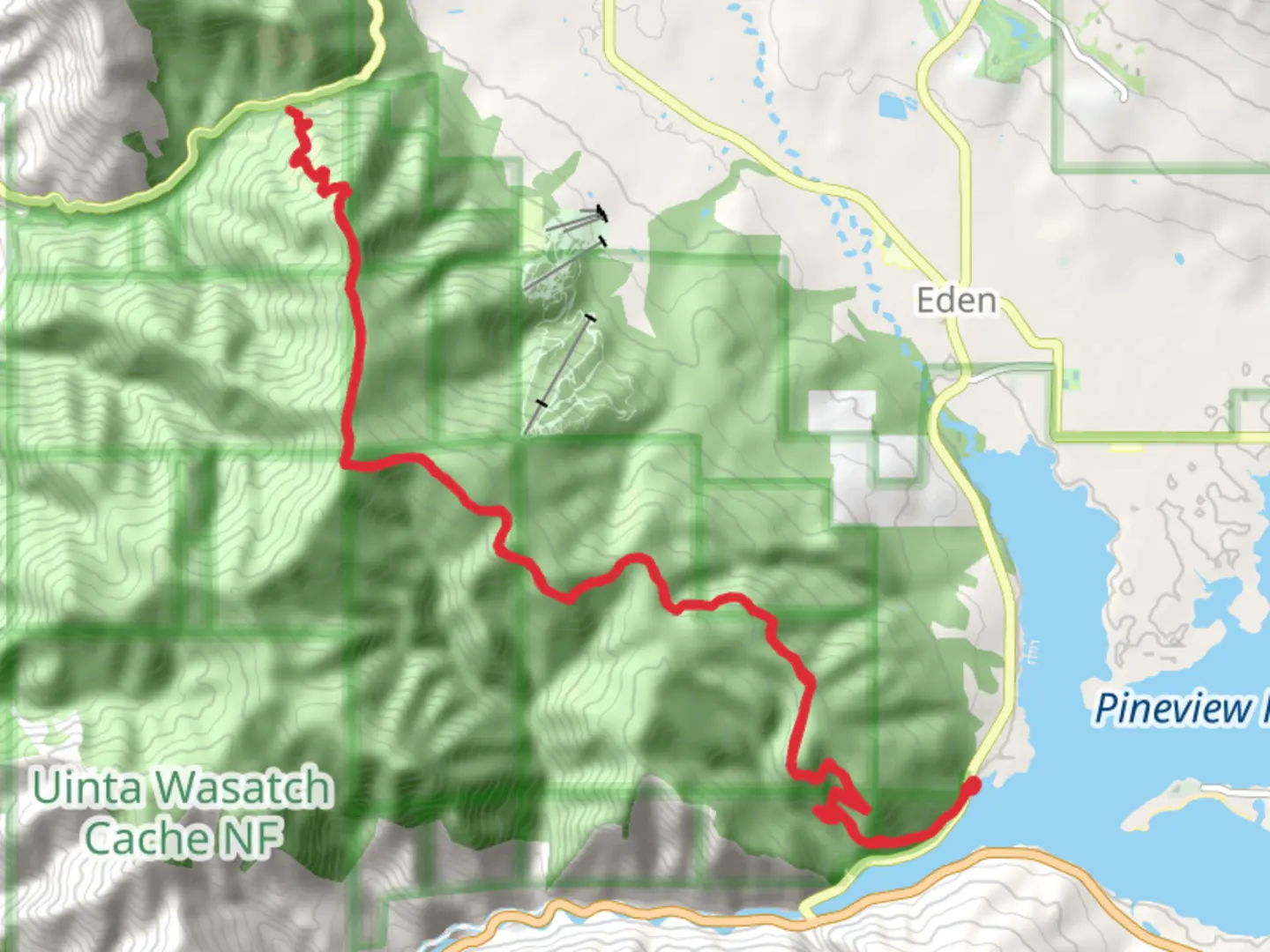 An image depicting the trail Skyline South Trail and its surrounding area.