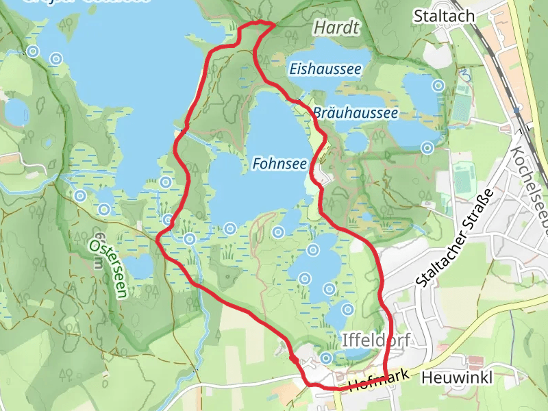 Sengsee and Fohnsee Loop via Iffeldorf