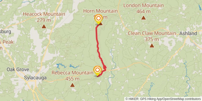 Great Eastern Trail (Incomplete) stage 23 Map