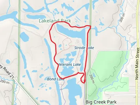 Veterans Lake and Strode Lake Loop