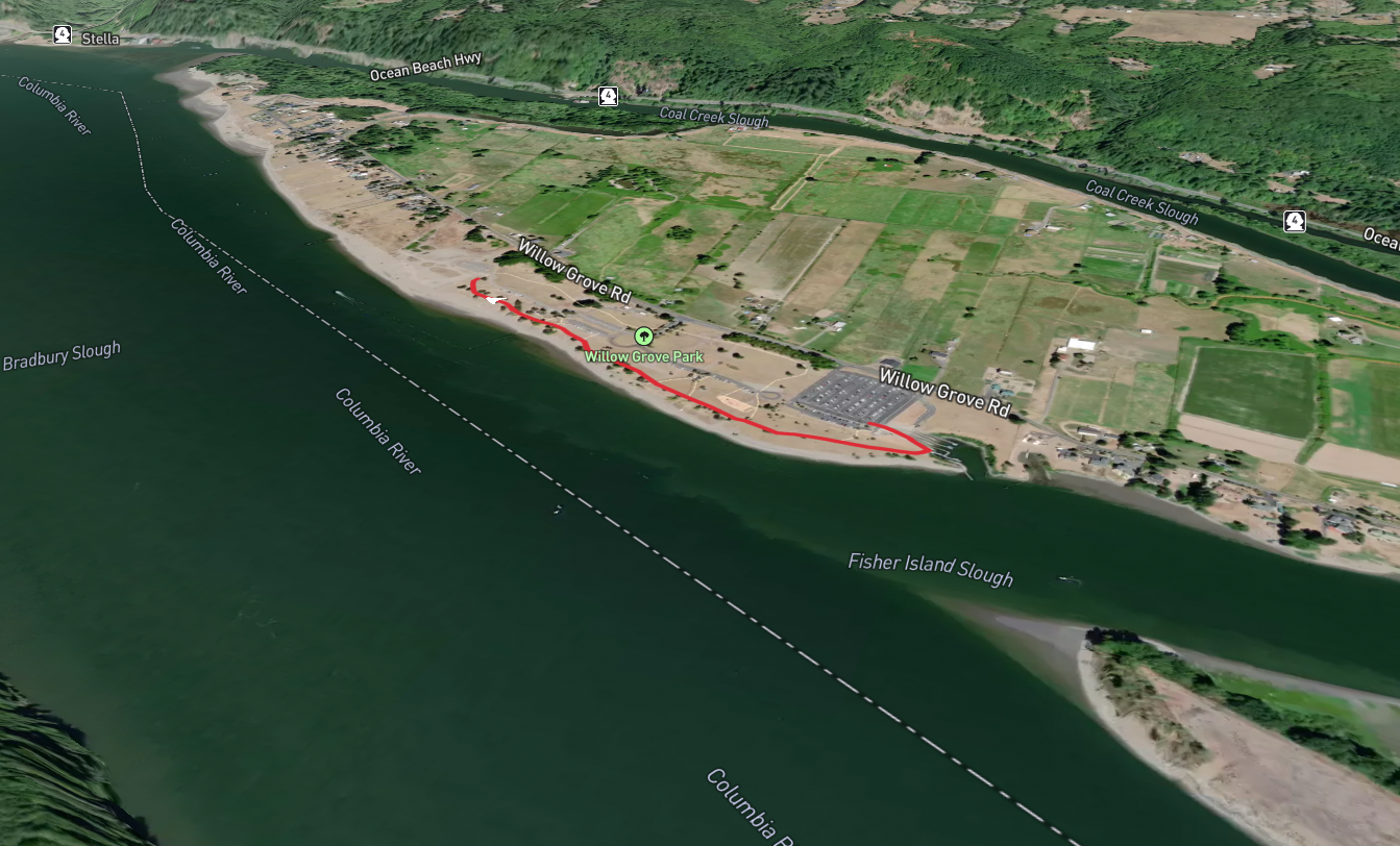 Willow Grove Out and Back