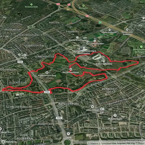 Dommelplantsoen, De Vleut and Oud - Gestel Loop