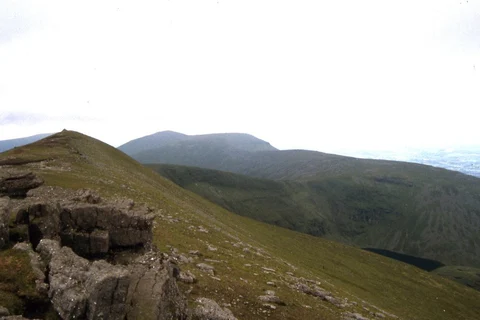 An image depicting the trail Galtybeg Loop and its surrounding area.