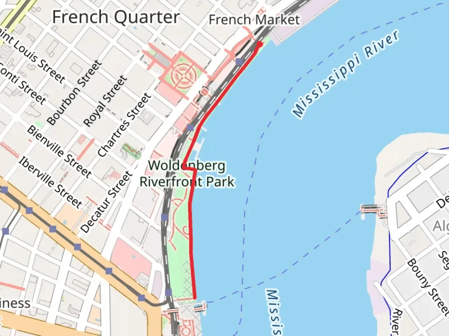 An image depicting the trail Moon Walk and its surrounding area.