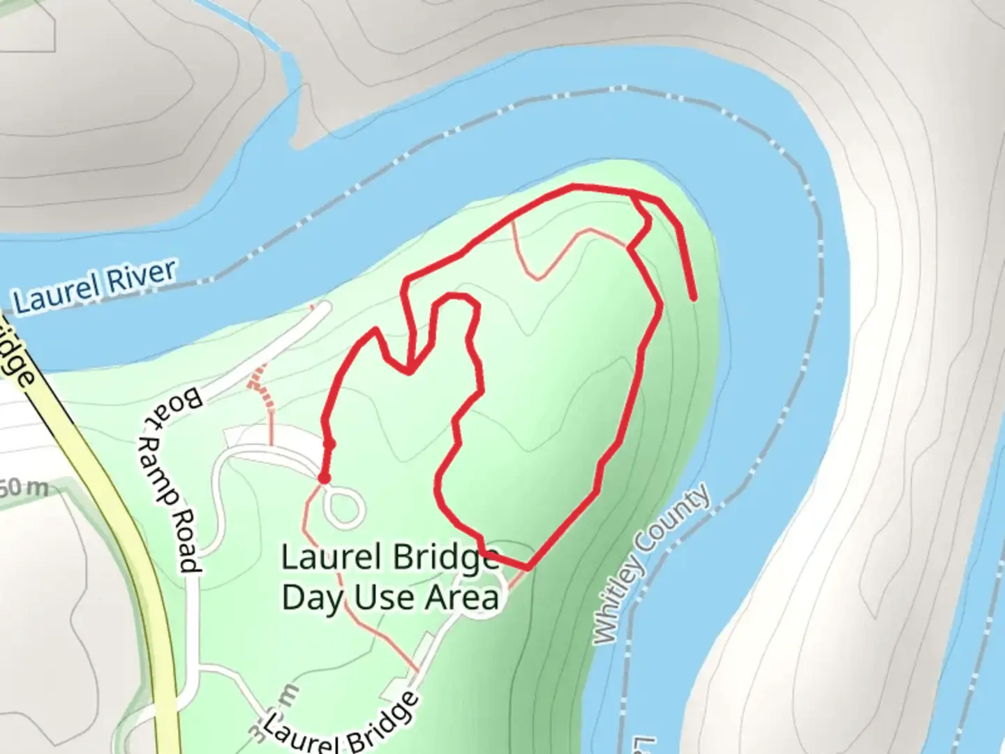 An image depicting the trail Three Sisters Rock Loop and its surrounding area.