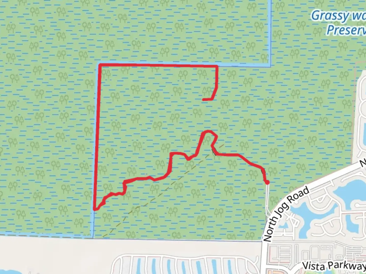 An image depicting the trail Apoxee Trail and its surrounding area.