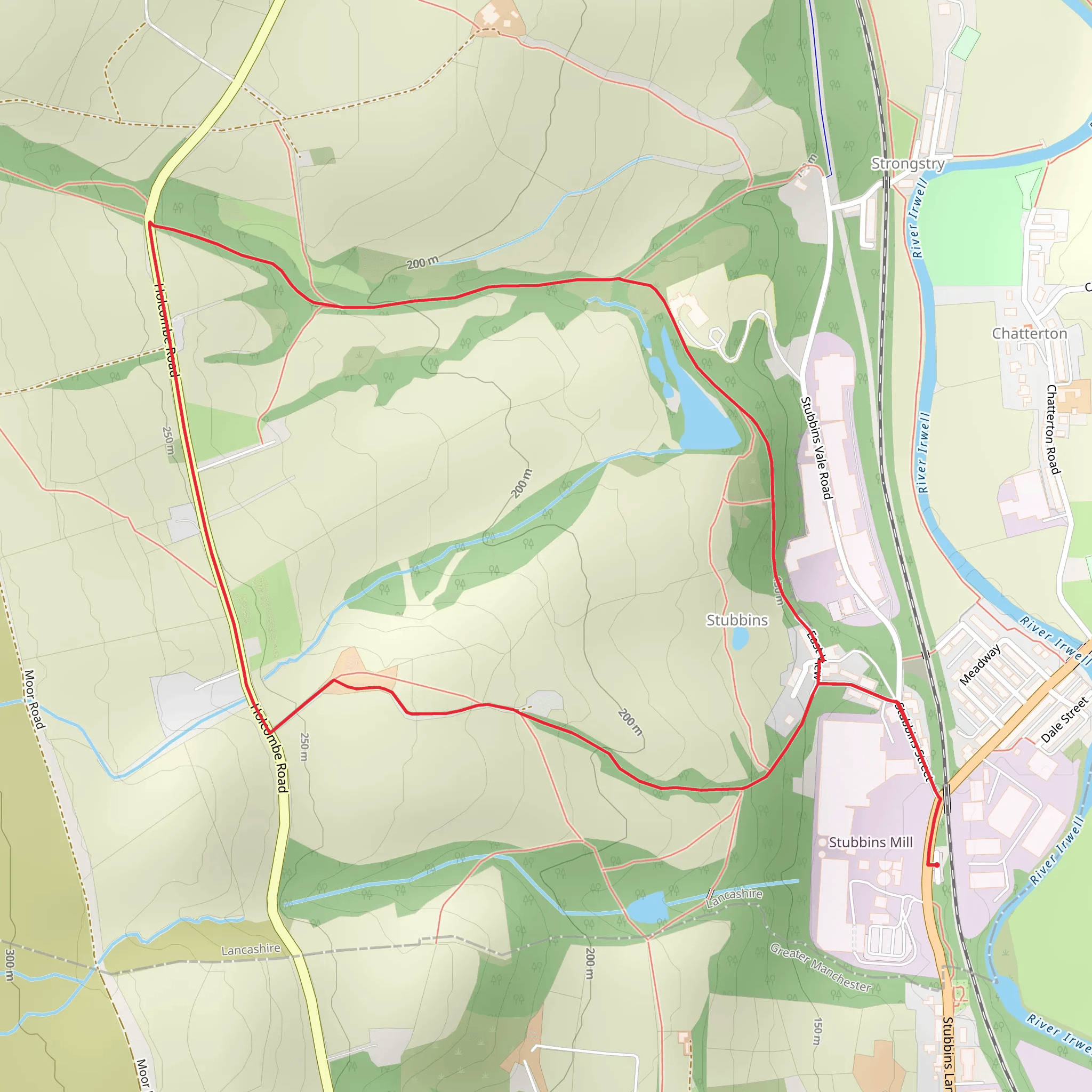 Stubbins Loop mobile static map
