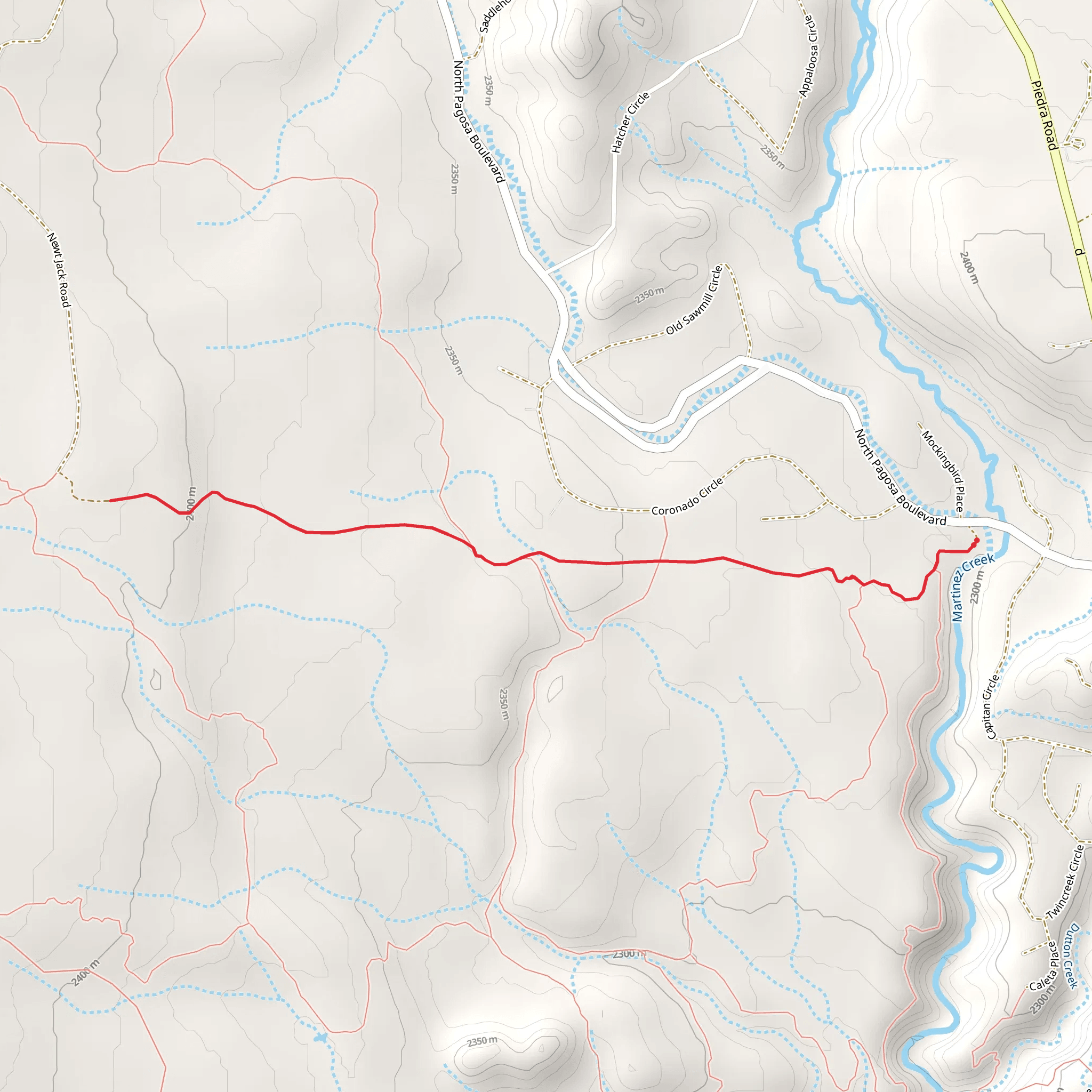 Newt Jack Trail mobile static map