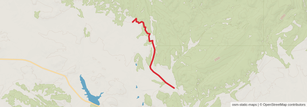 American Perimeter Trail - Rocky Mountains Primary stage 56 Map