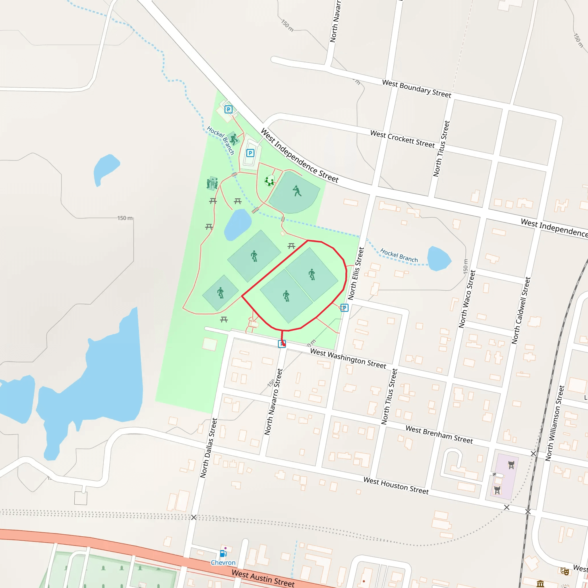 Simmang Northwest Park Loop mobile static map