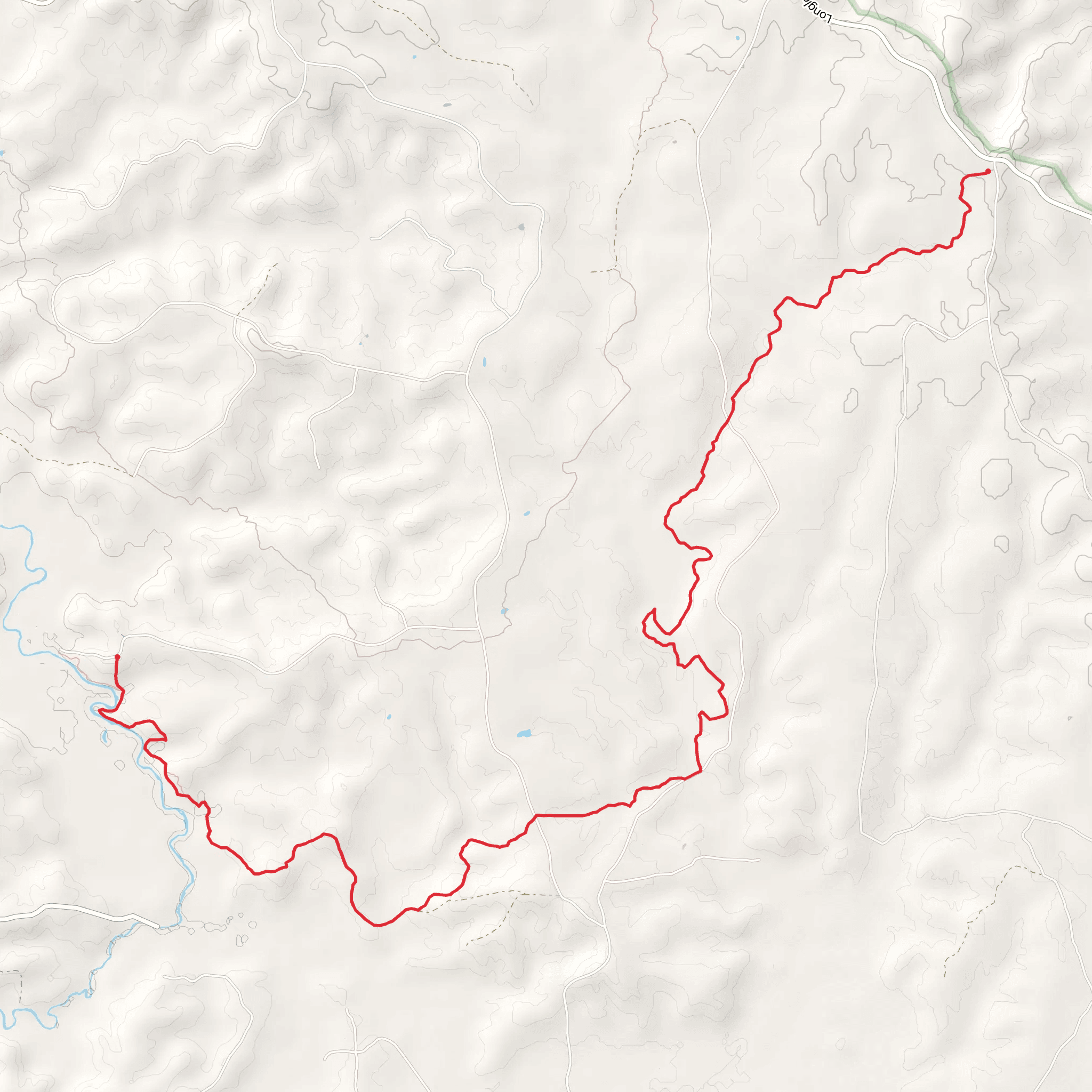 Caroline Dormon Trail from Longleaf Vista Road mobile static map