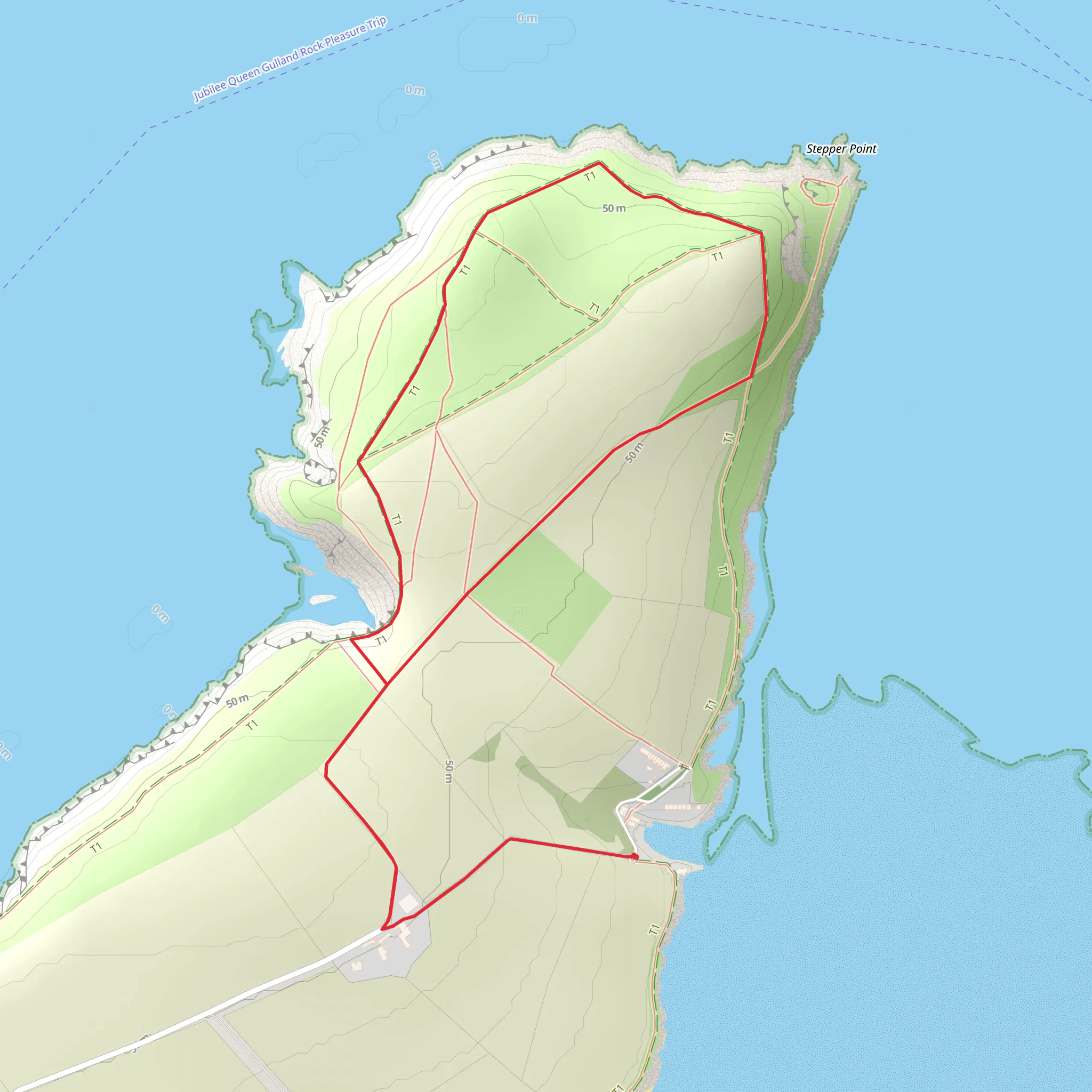 Stepper Point - Padstow mobile static map