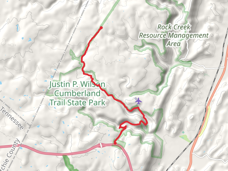 Cumberland Trail - Possum Creek Gorge Trail