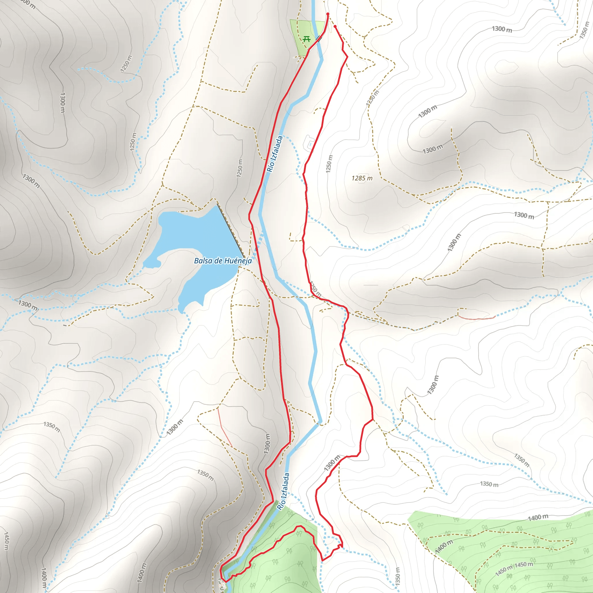 PR A 30 Los Molinos de Isfalada mobile static map