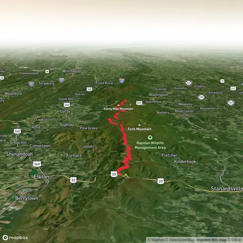 Hike in Shenandoah National Park via the Appalachian Trail