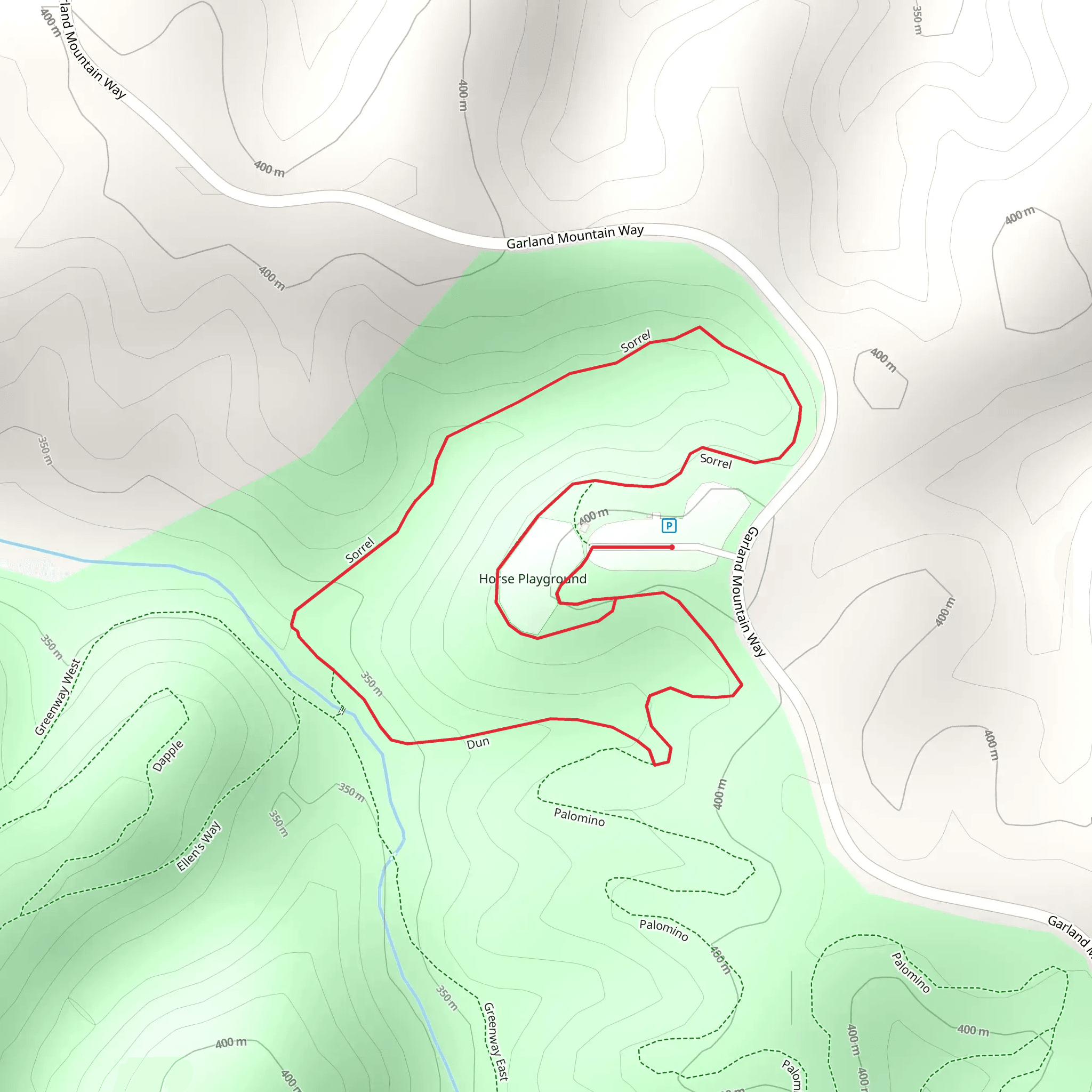 Sorrel and Dun Loop mobile static map