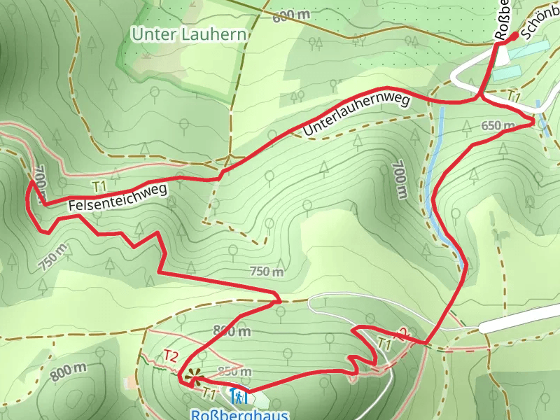 Roßberg via Hochgehkaempft